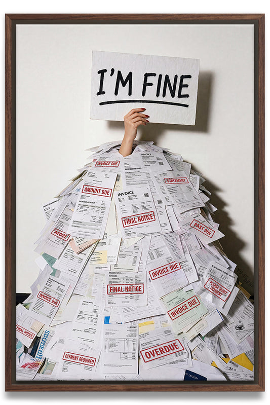 I’m Fine Canvas PRINT
