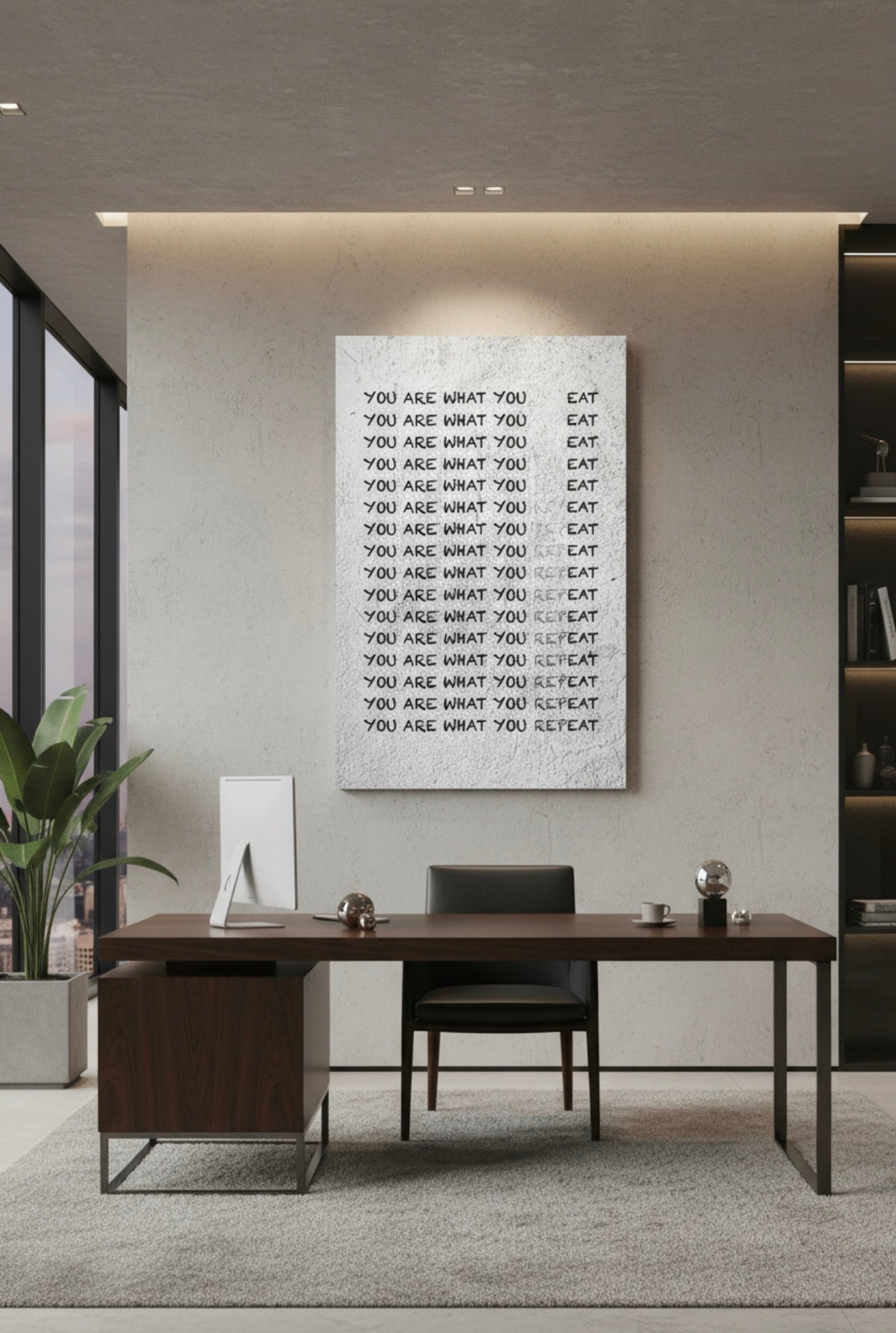 You Are What You Repeat Canvas PRINT