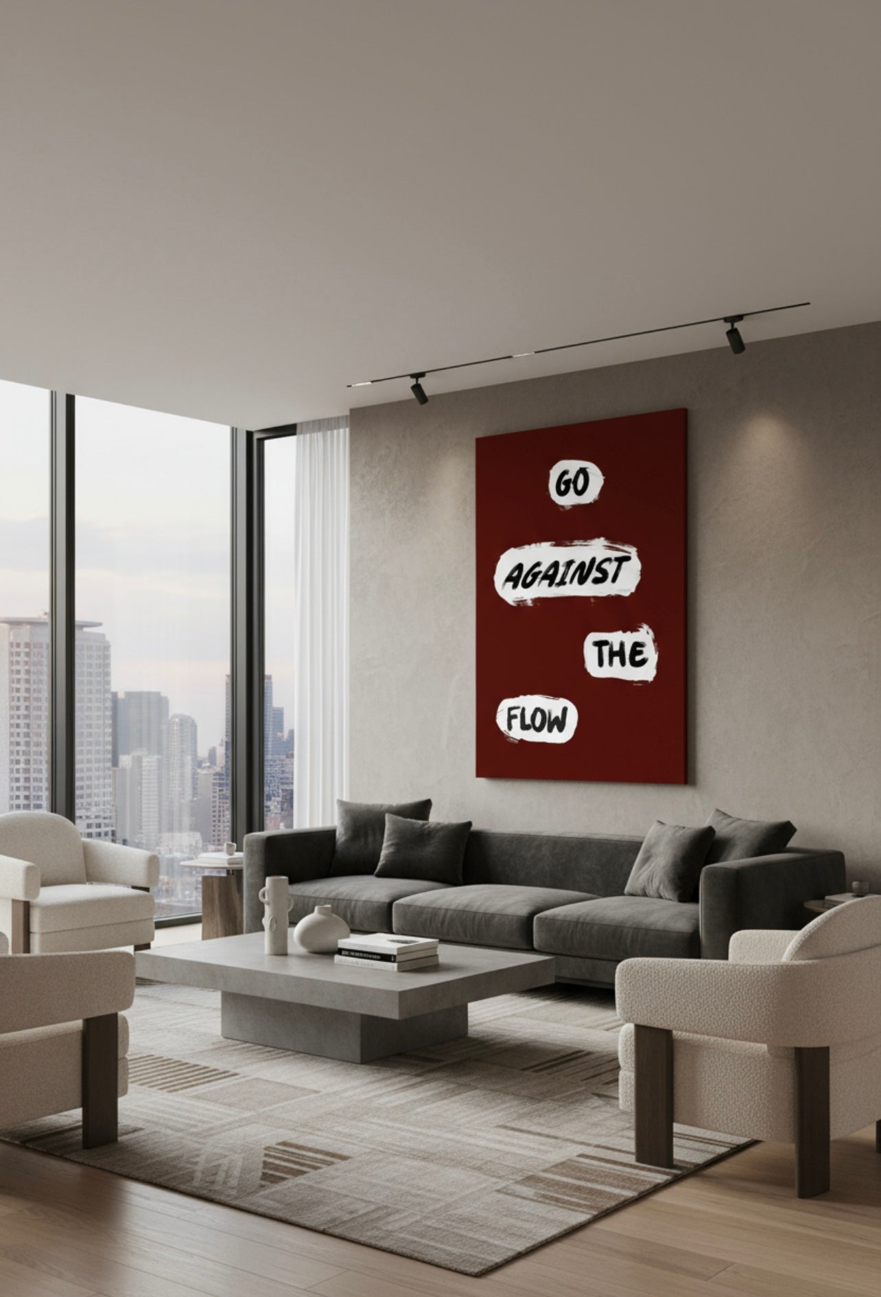 Against The Glow Canvas PRINT