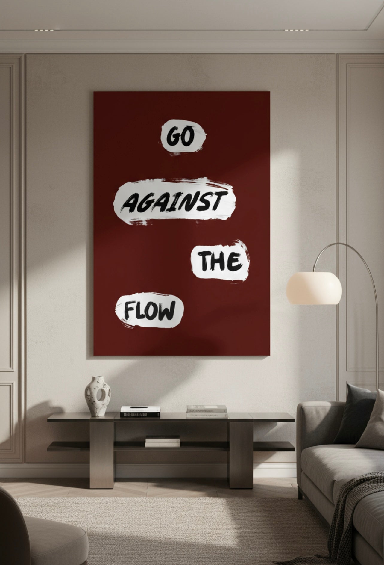 Against The Glow Canvas PRINT