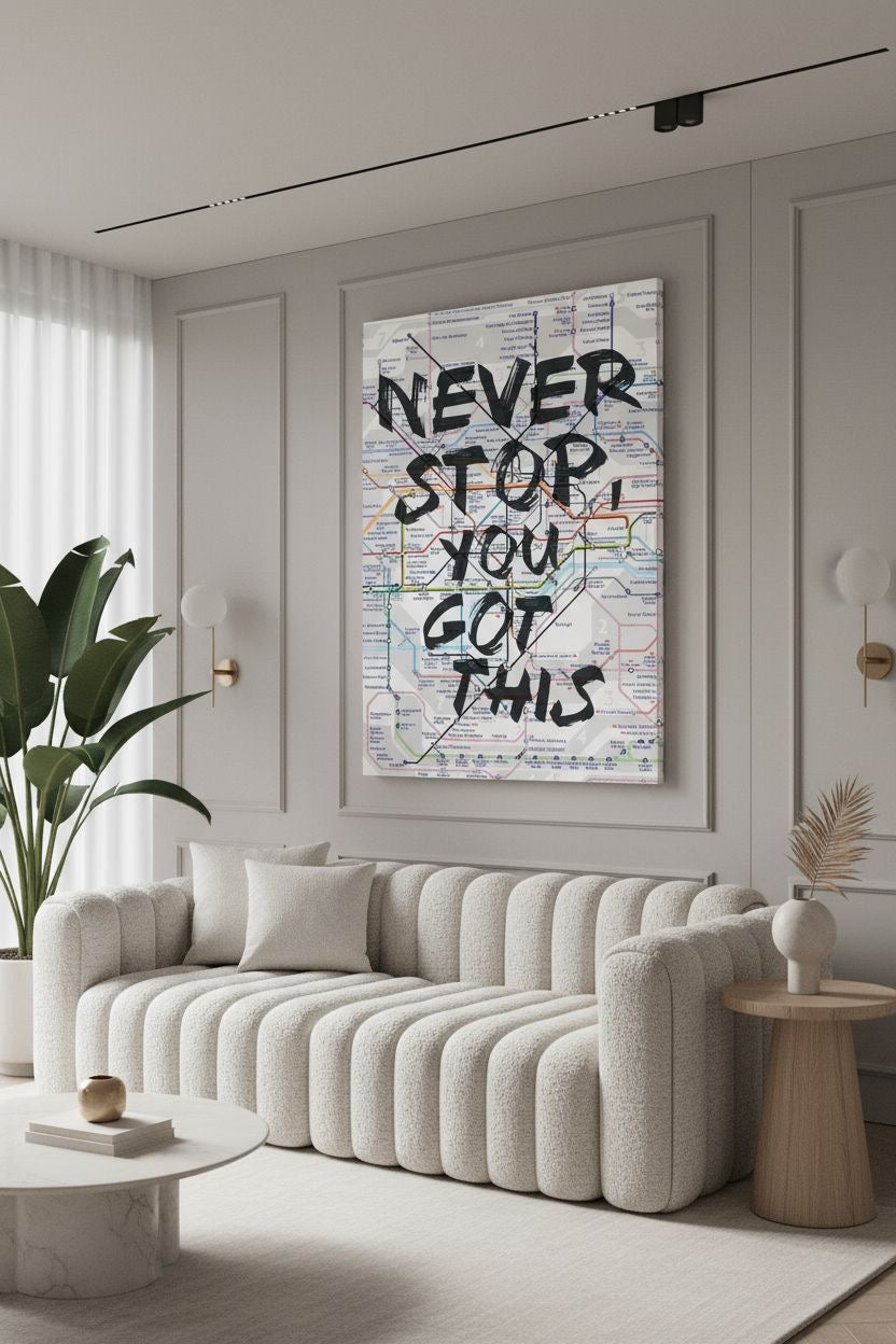 Never Stop You Got This Canvas PRINT