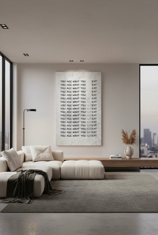You Are What You Repeat Canvas PRINT