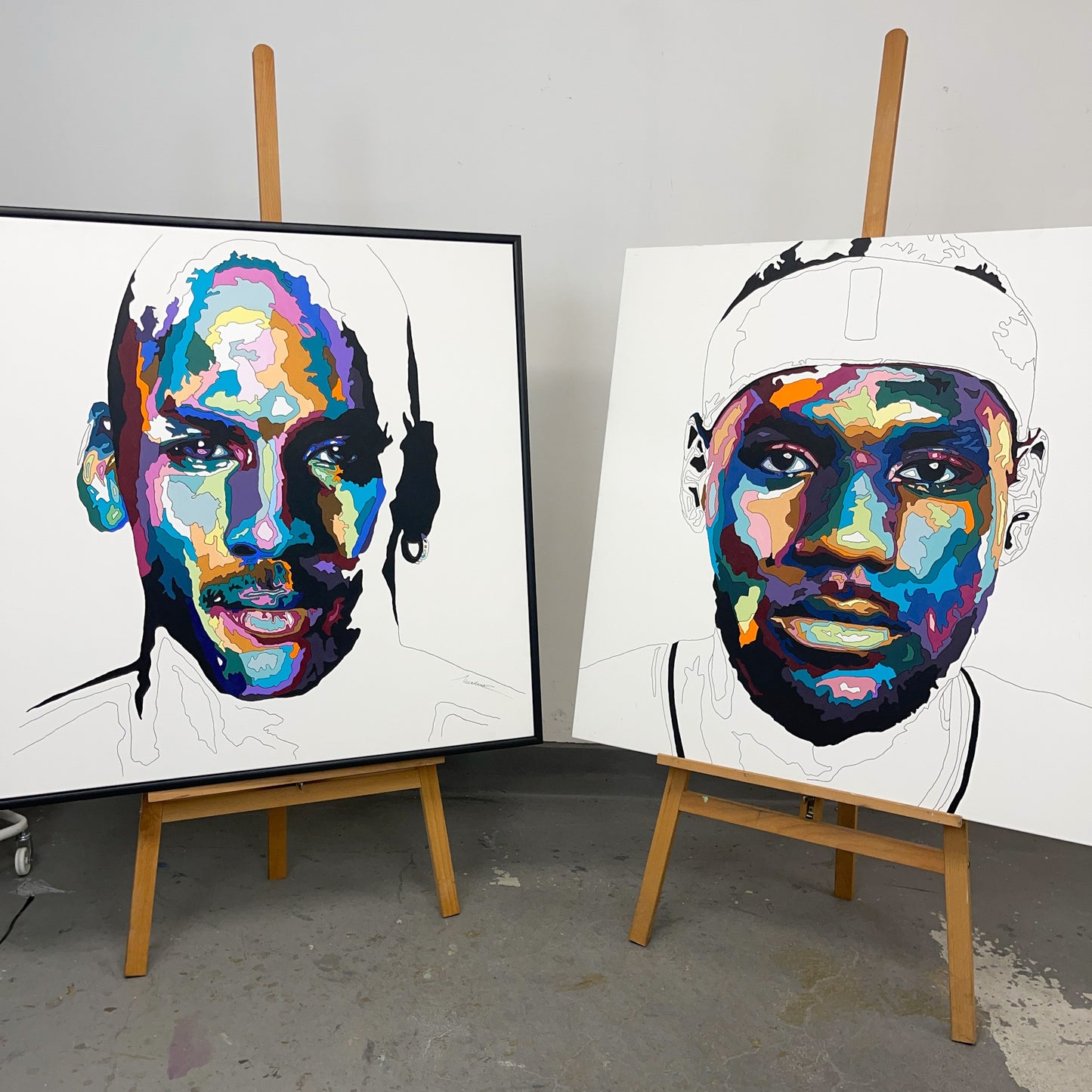 Michael Jordan ORIGINAL PAINTING