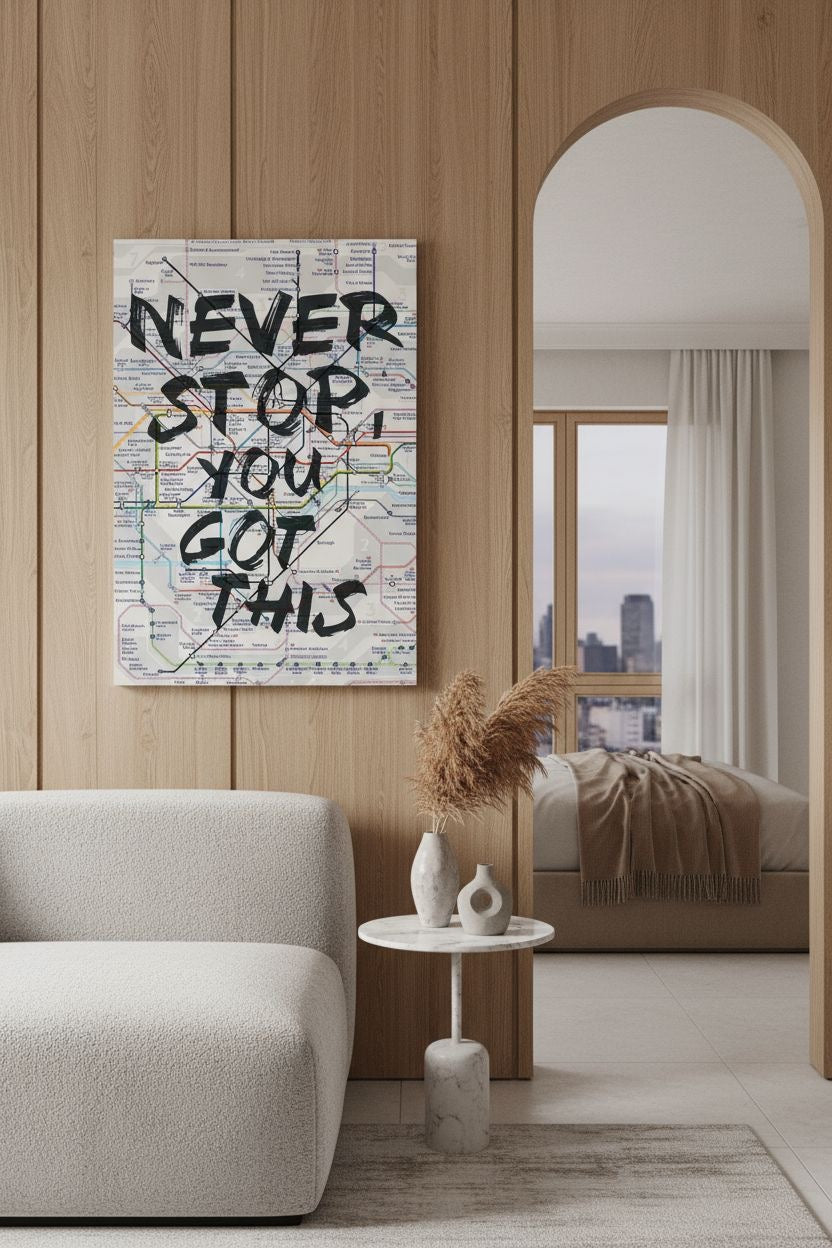 Never Stop You Got This Canvas PRINT