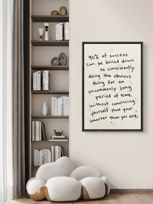 90% of Success Is Boiled Down to Consistency