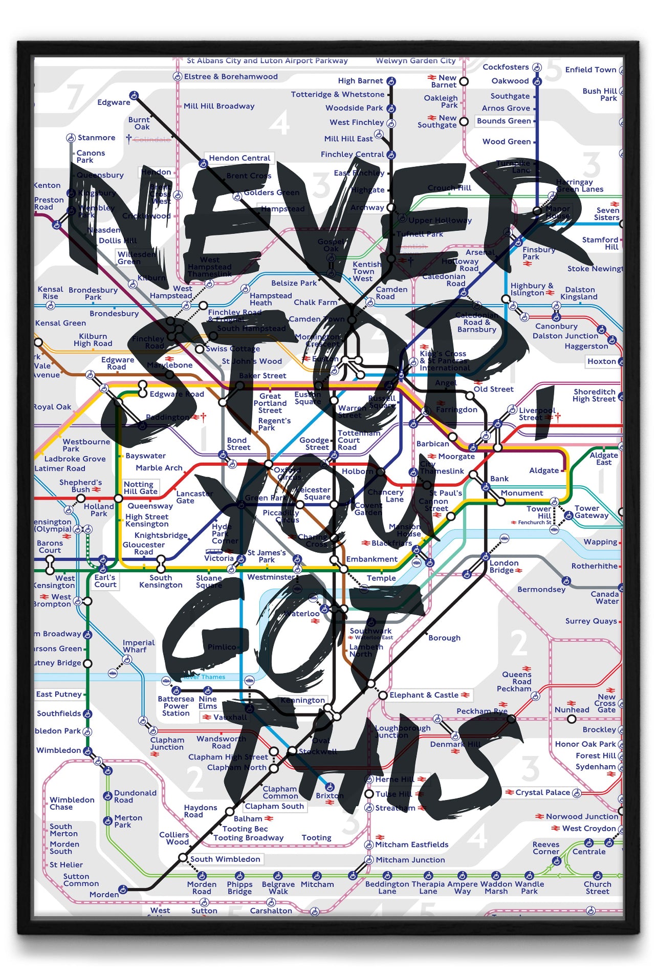 Never Stop You Got This Canvas PRINT