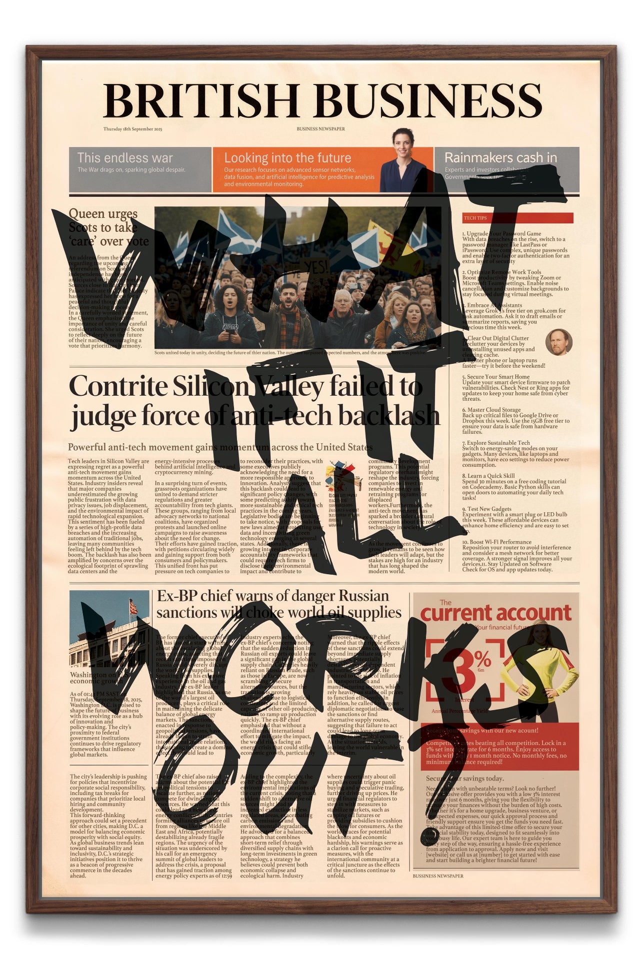 What If Canvas PRINT