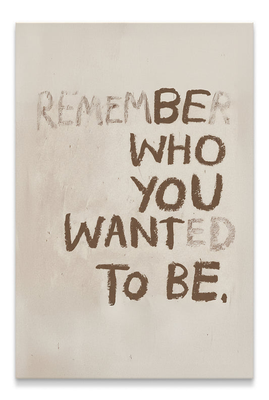 Remember Original Canvas PRINT