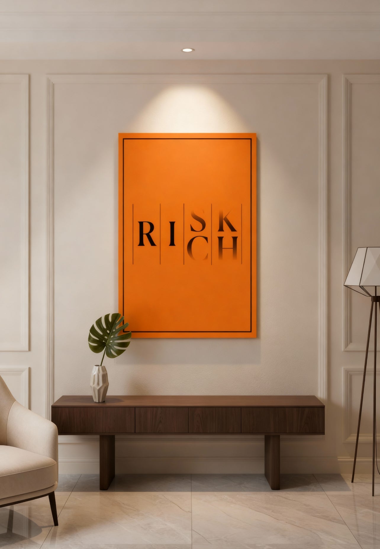 Risk Original Canvas PRINT