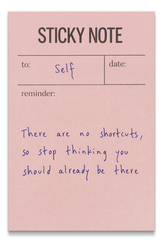 Sticky Note Original Canvas PRINT