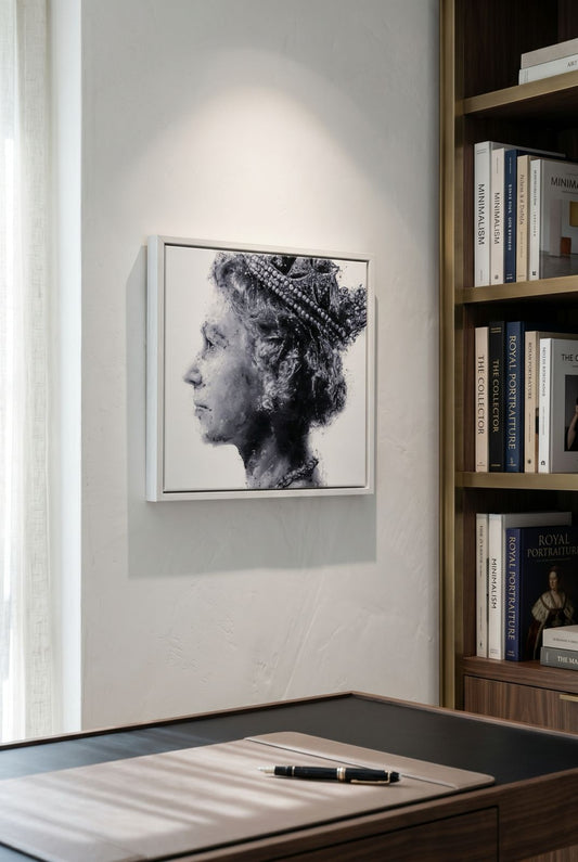 Young Queen Elizabeth II Canvas PRINT