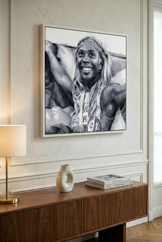 Shelly-Ann Fraser-Pryce Canvas PRINT