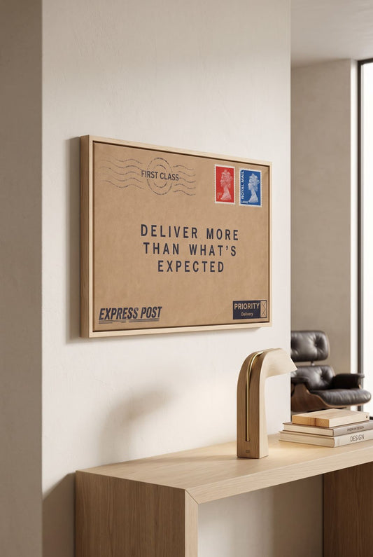 Deliver More Canvas PRINT
