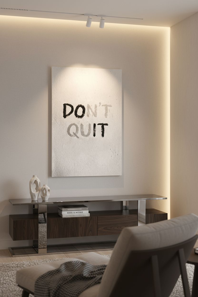 Don’t Quit Original Canvas PRINT