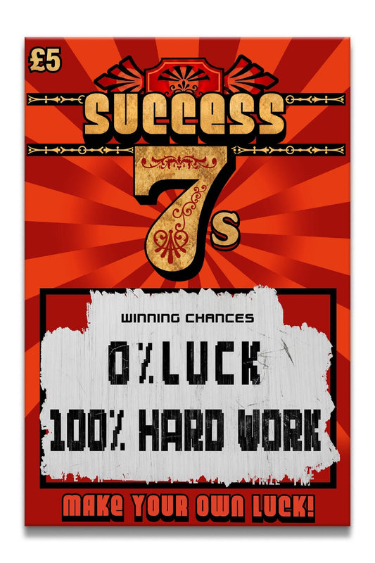 Success Canvas PRINT
