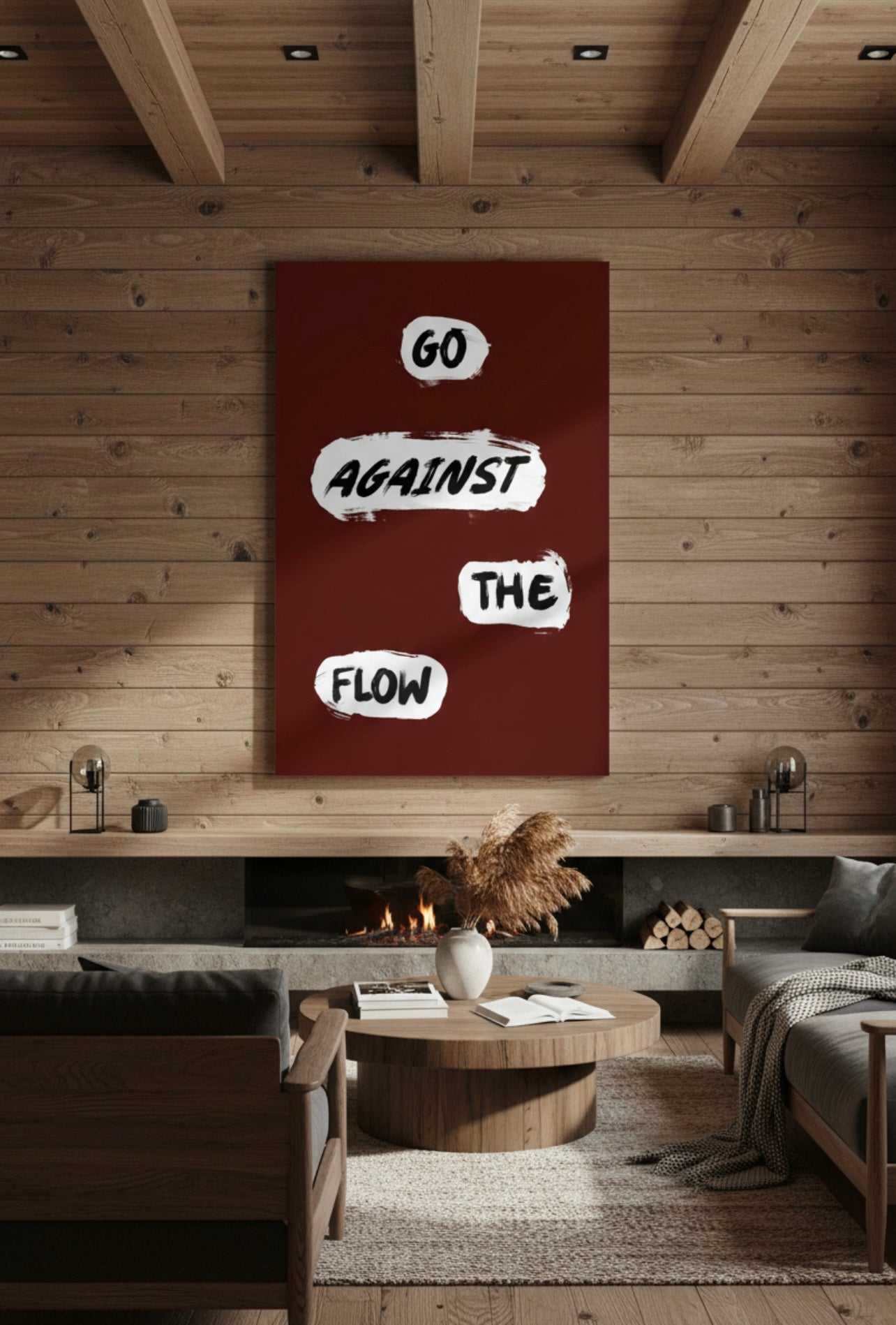 Against The Glow Canvas PRINT