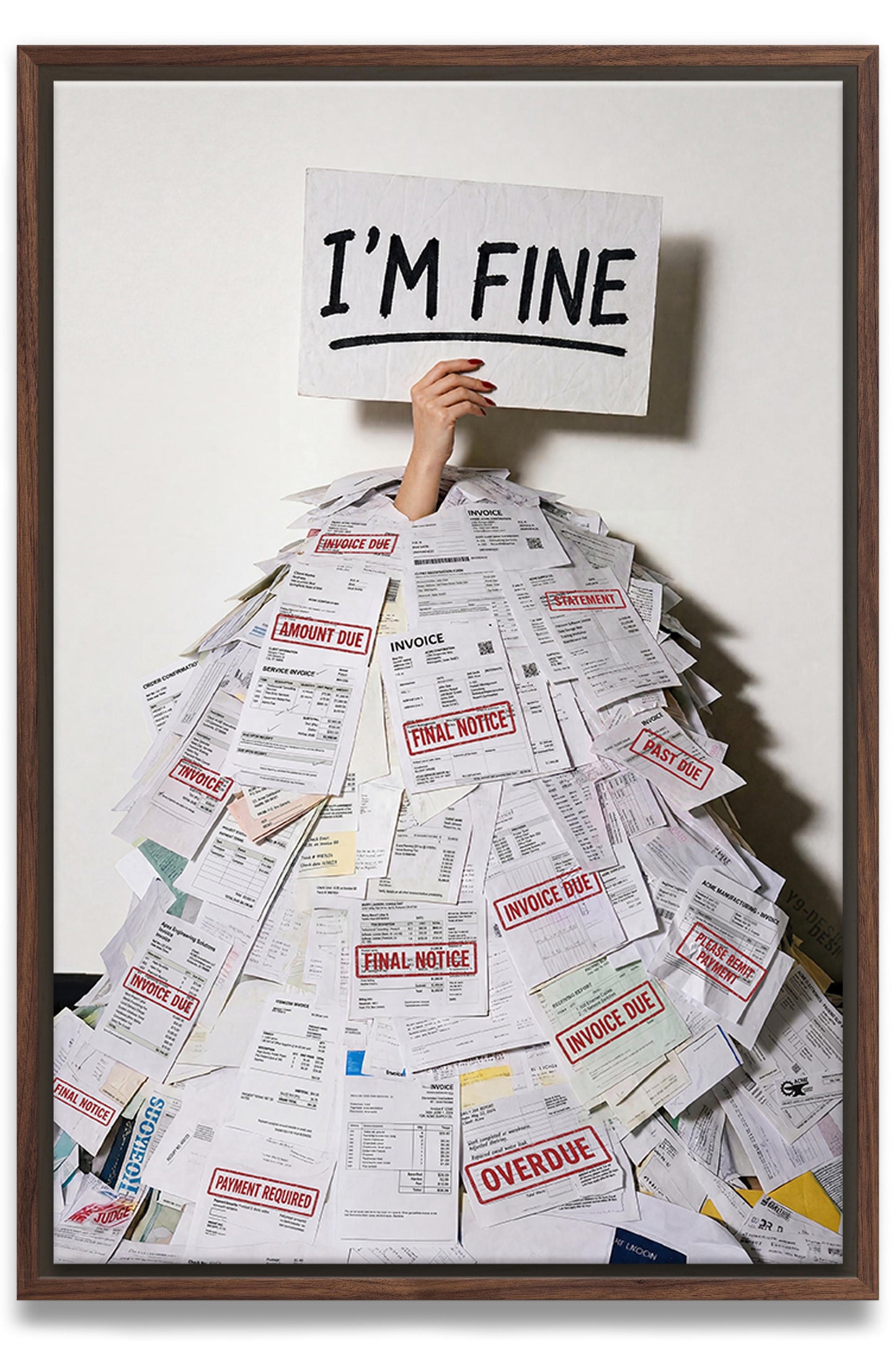 I’m Fine Canvas PRINT