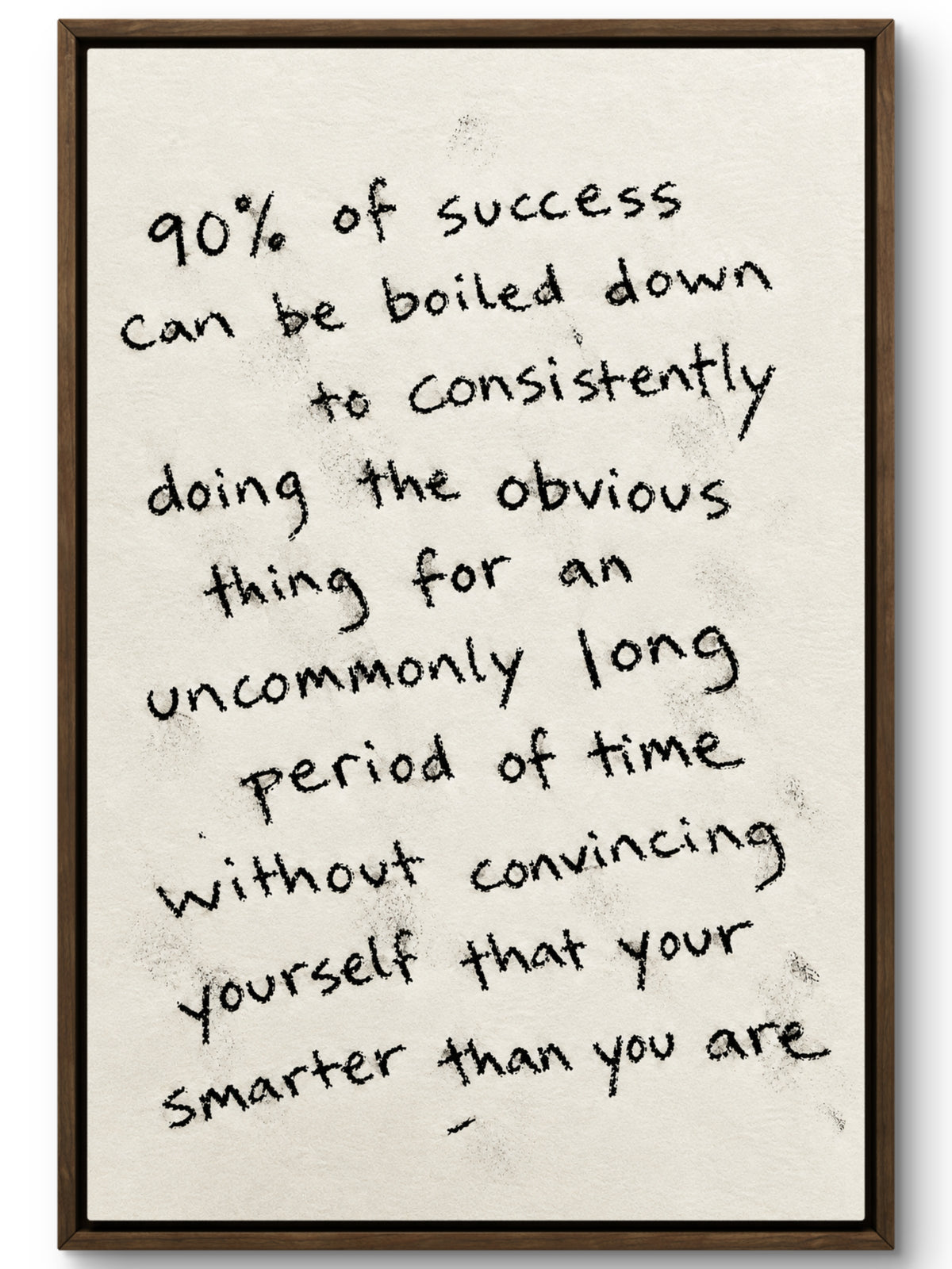 90% of Success Is Boiled Down to Consistency