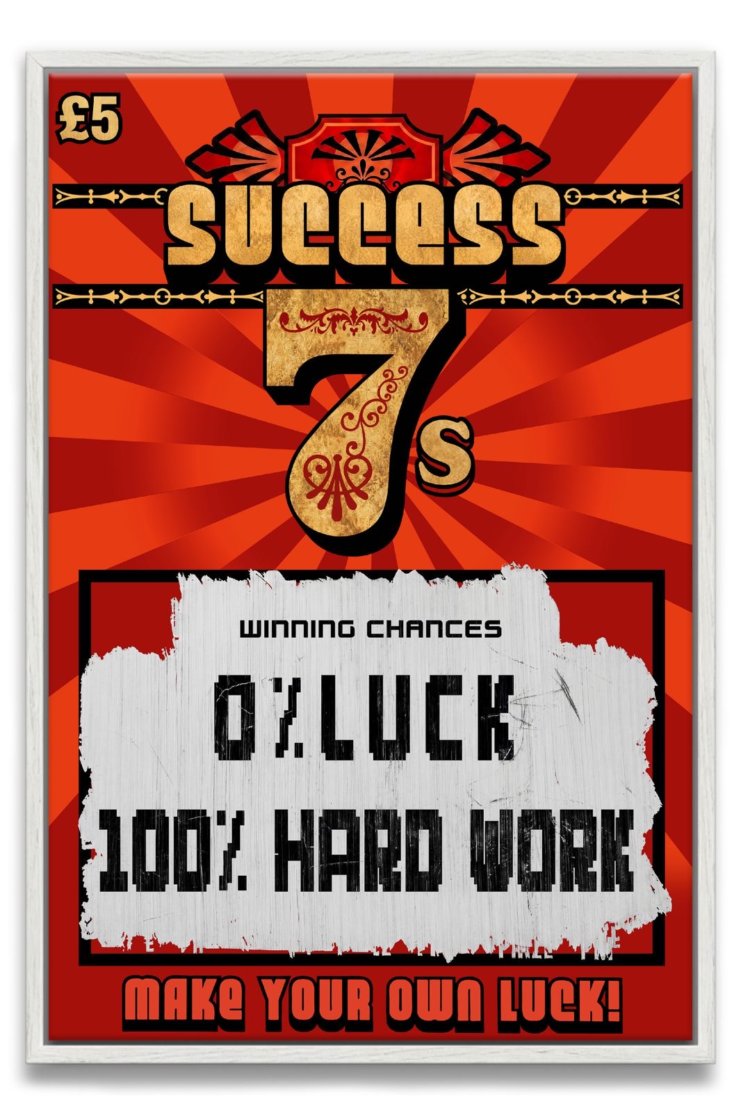 Success Canvas PRINT