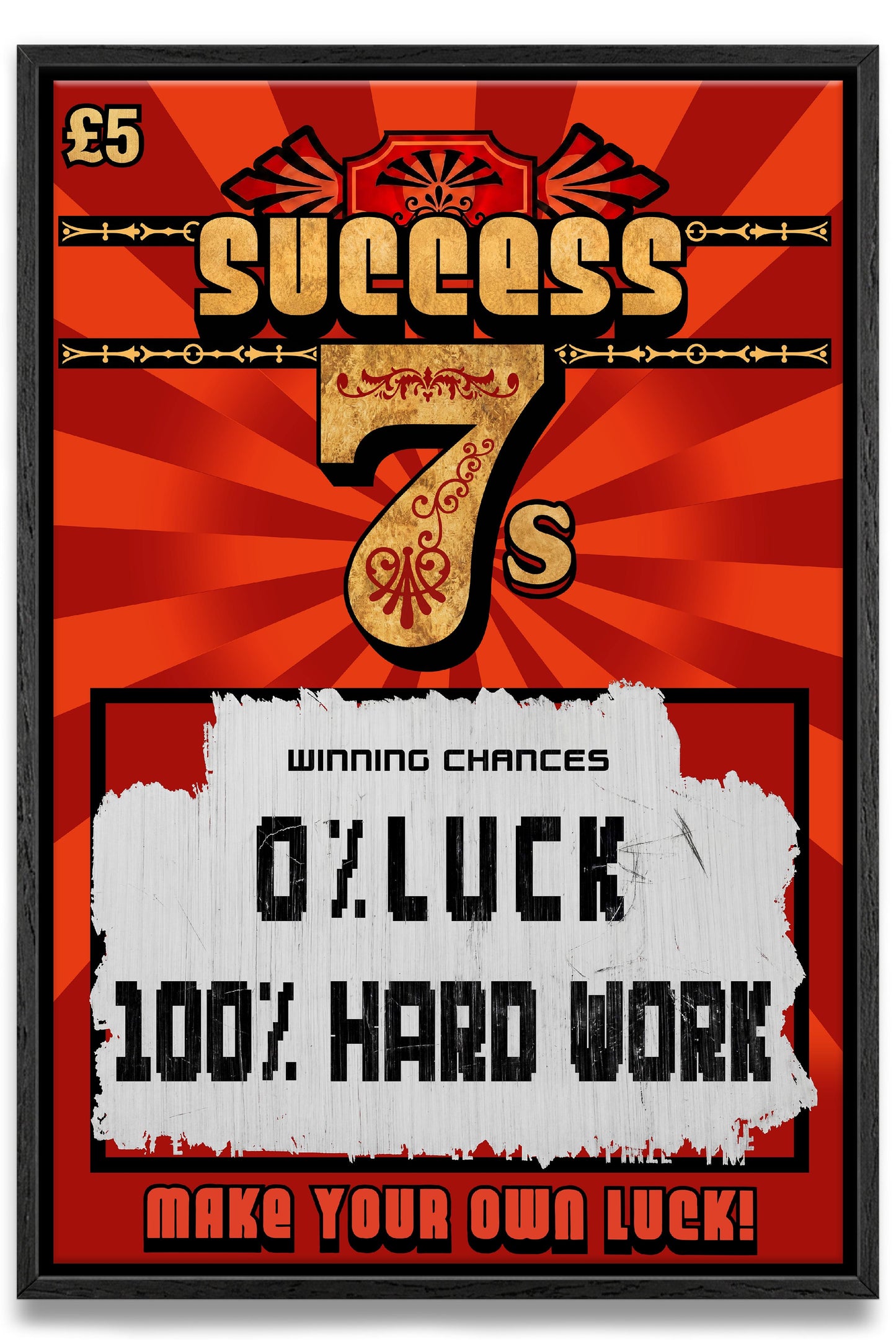 Success Canvas PRINT