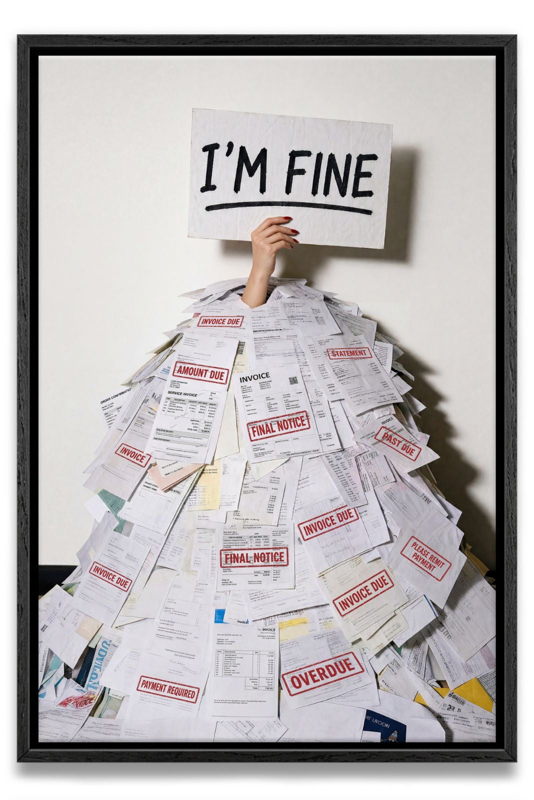 I’m Fine Canvas PRINT