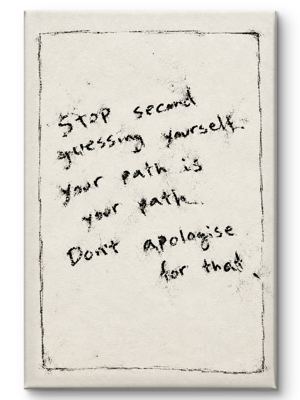 Stop Second Guessing Yourself