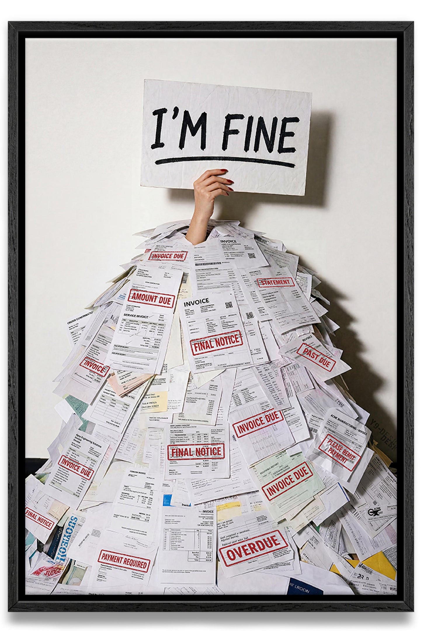 I’m Fine Canvas PRINT