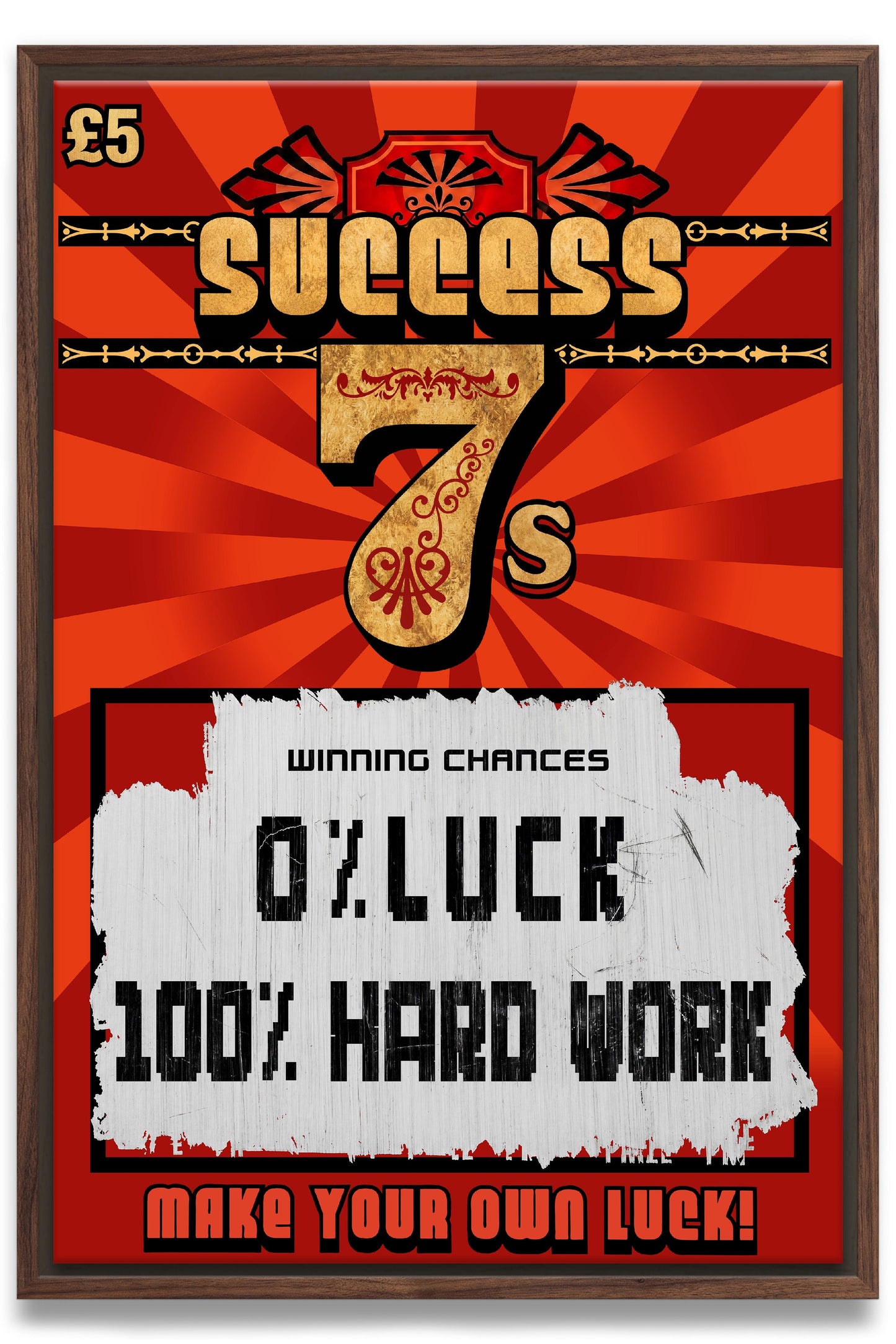 Success Canvas PRINT
