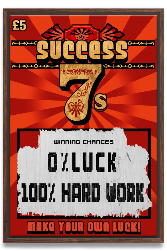 Success Canvas PRINT