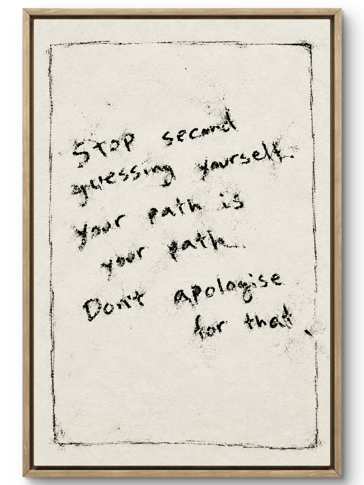 Stop Second Guessing Yourself