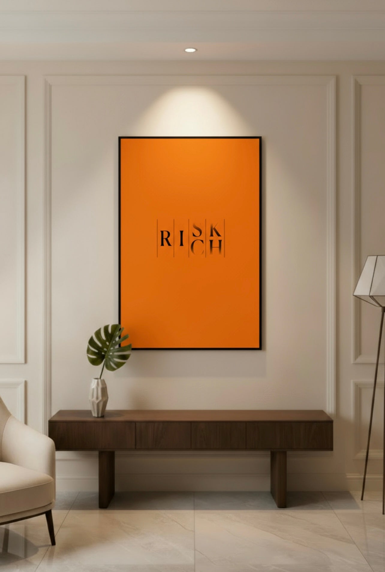 Risk Original Canvas PRINT