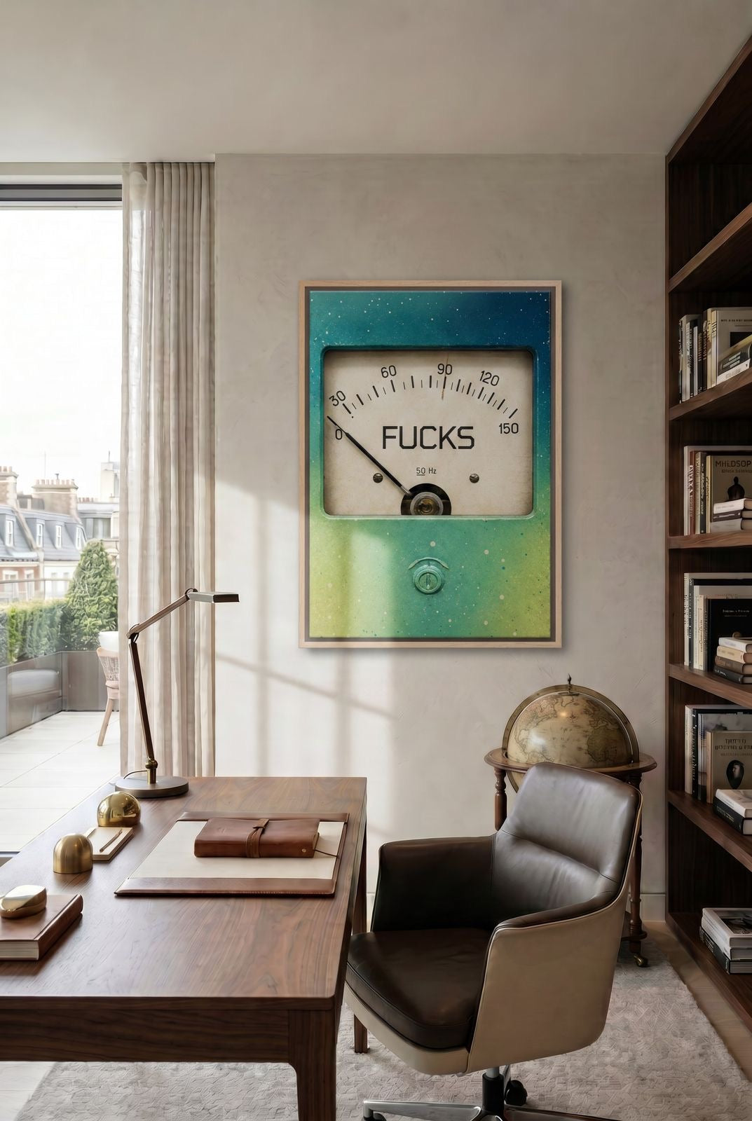 Zero F*cks Canvas PRINT