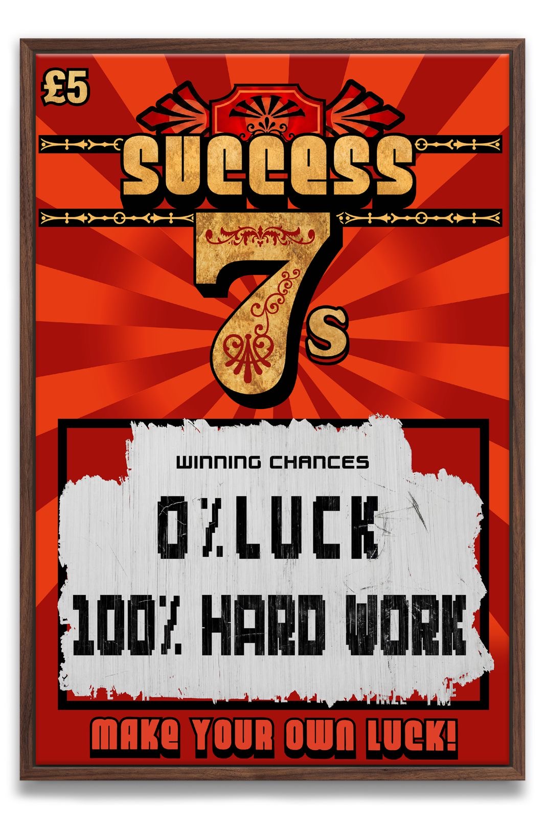 Success Canvas PRINT