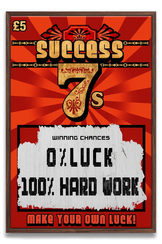 Success Canvas PRINT