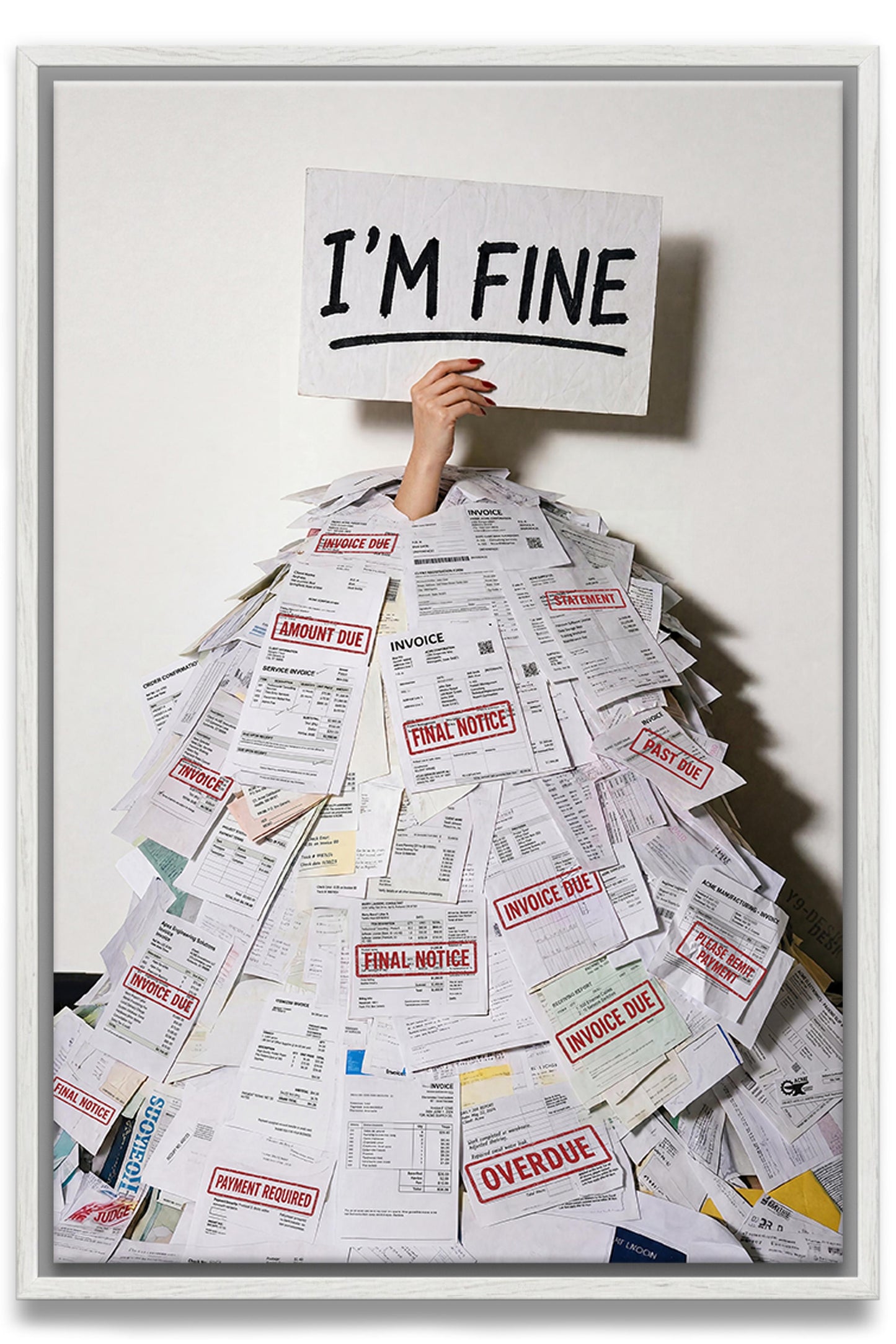 I’m Fine Canvas PRINT
