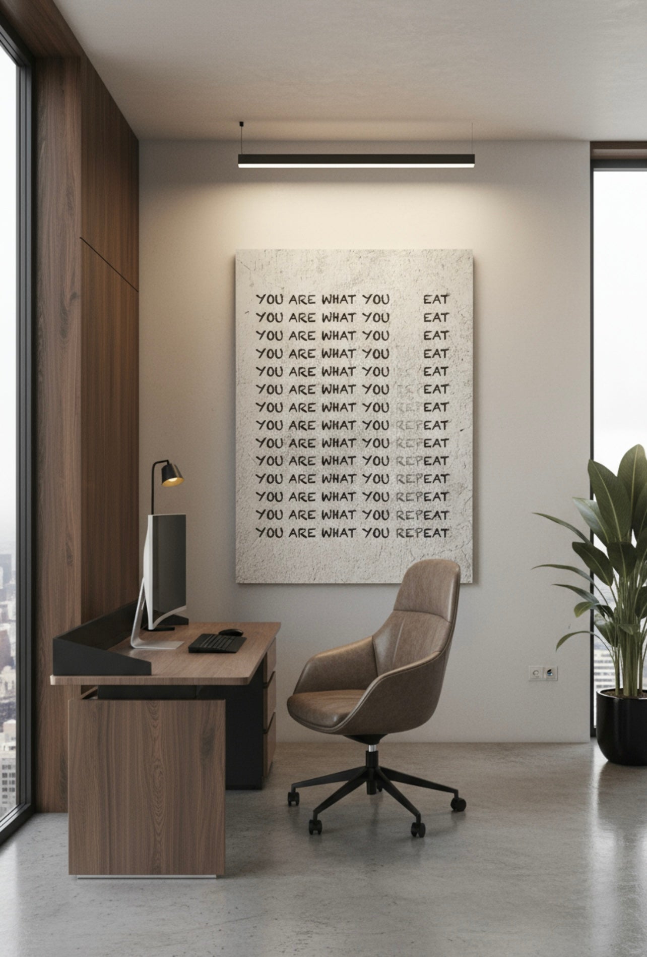 You Are What You Repeat Canvas PRINT