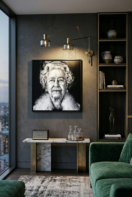 Queen Elizabeth ll Canvas PRINT