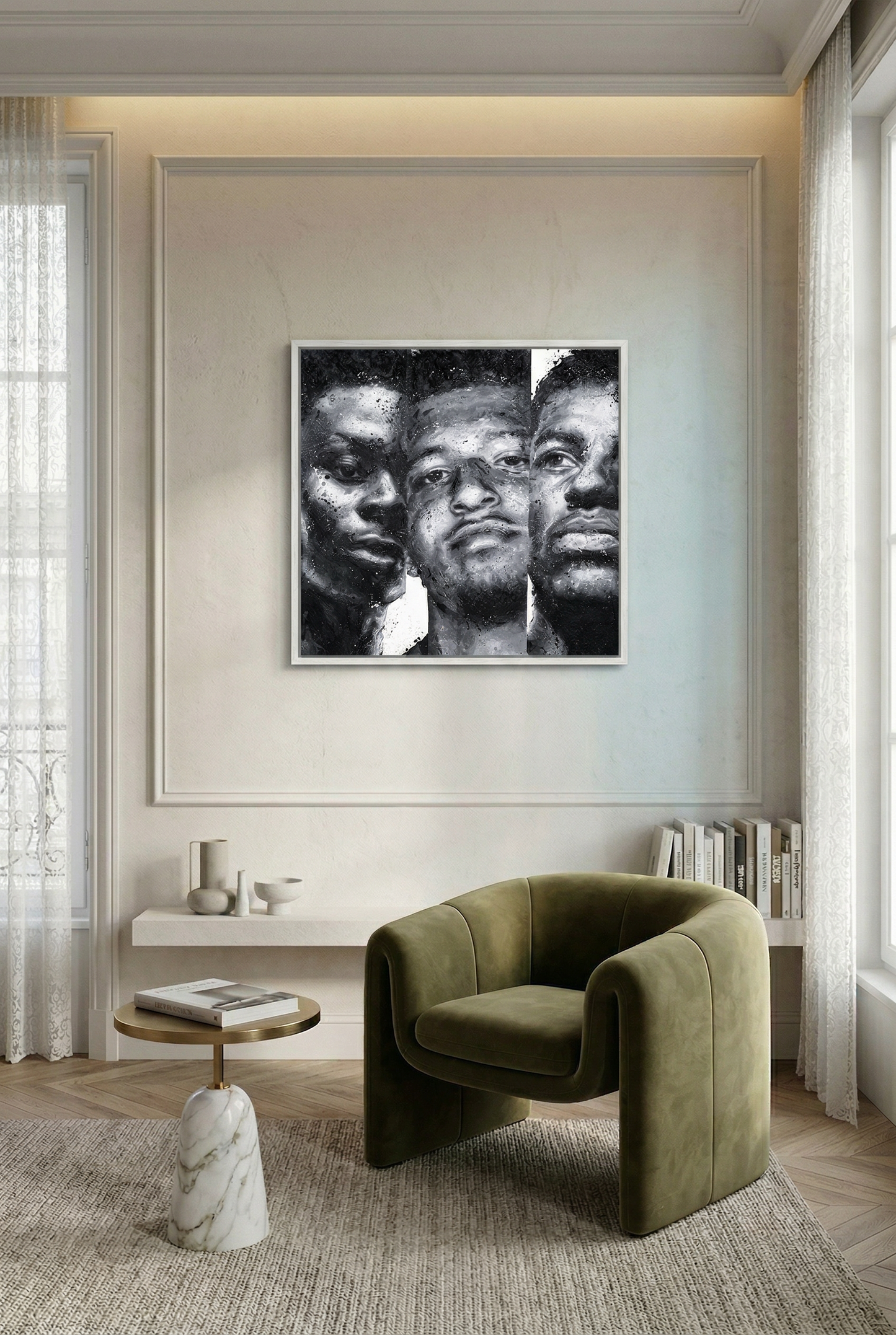 3 Lions Limited Canvas PRINT