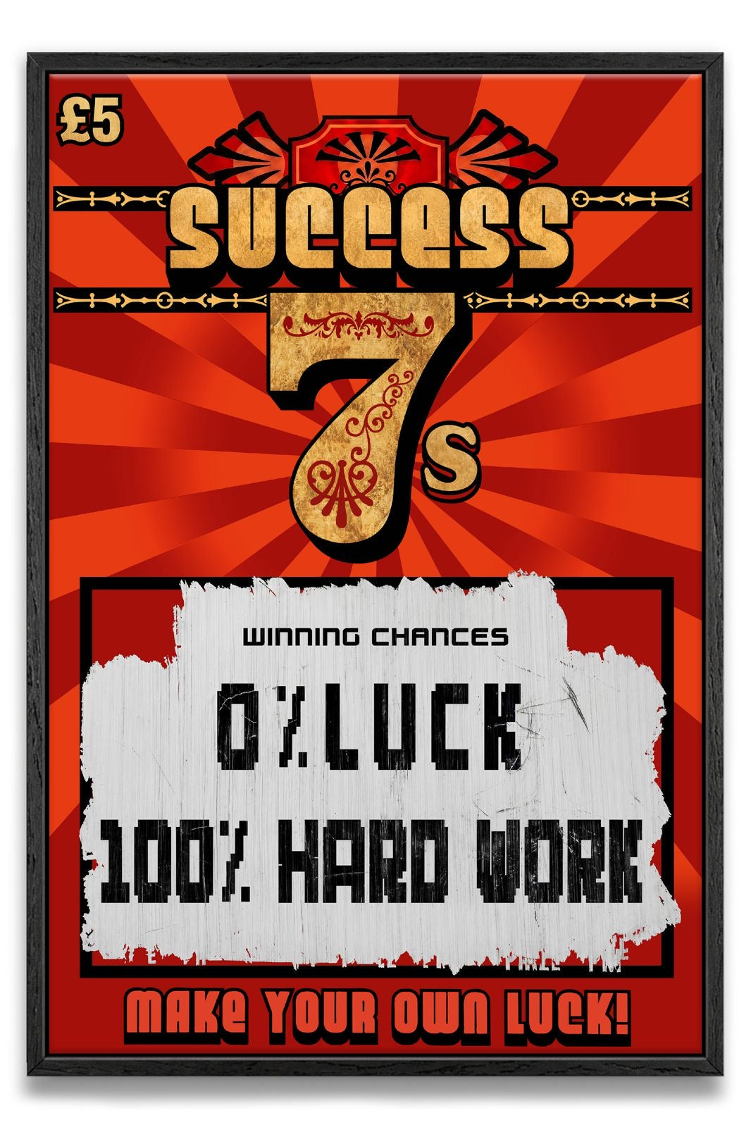 Success Canvas PRINT