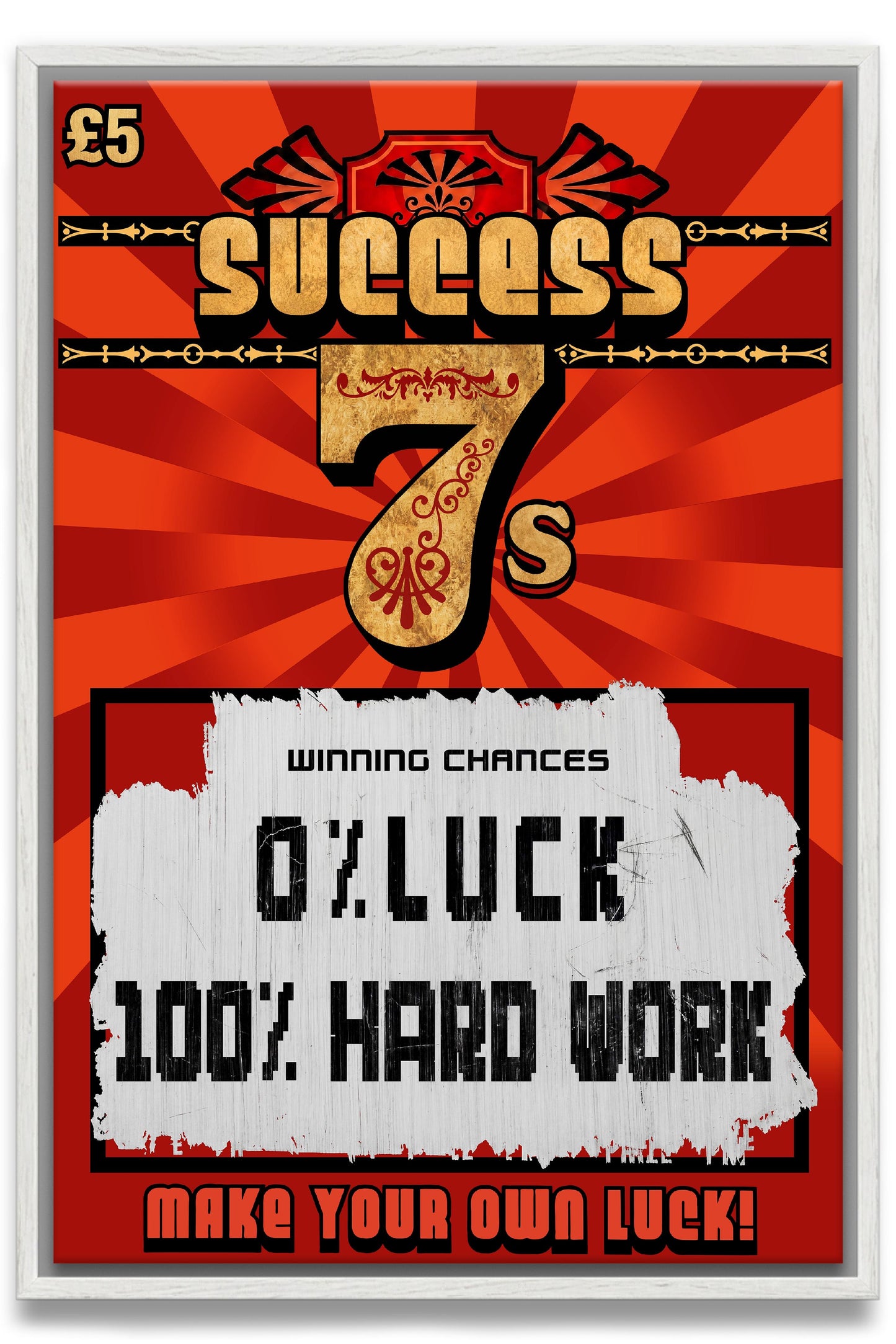 Success Canvas PRINT
