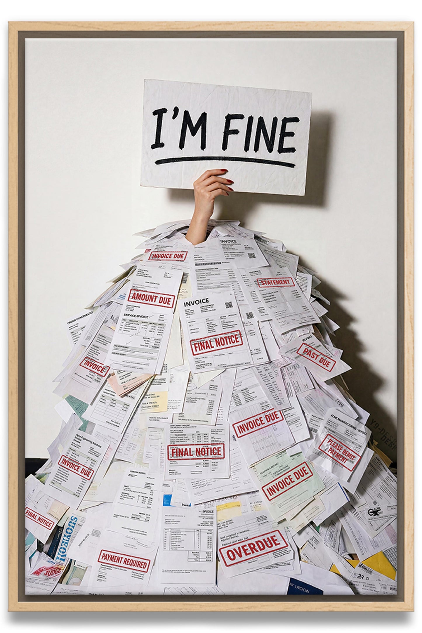 I’m Fine Canvas PRINT
