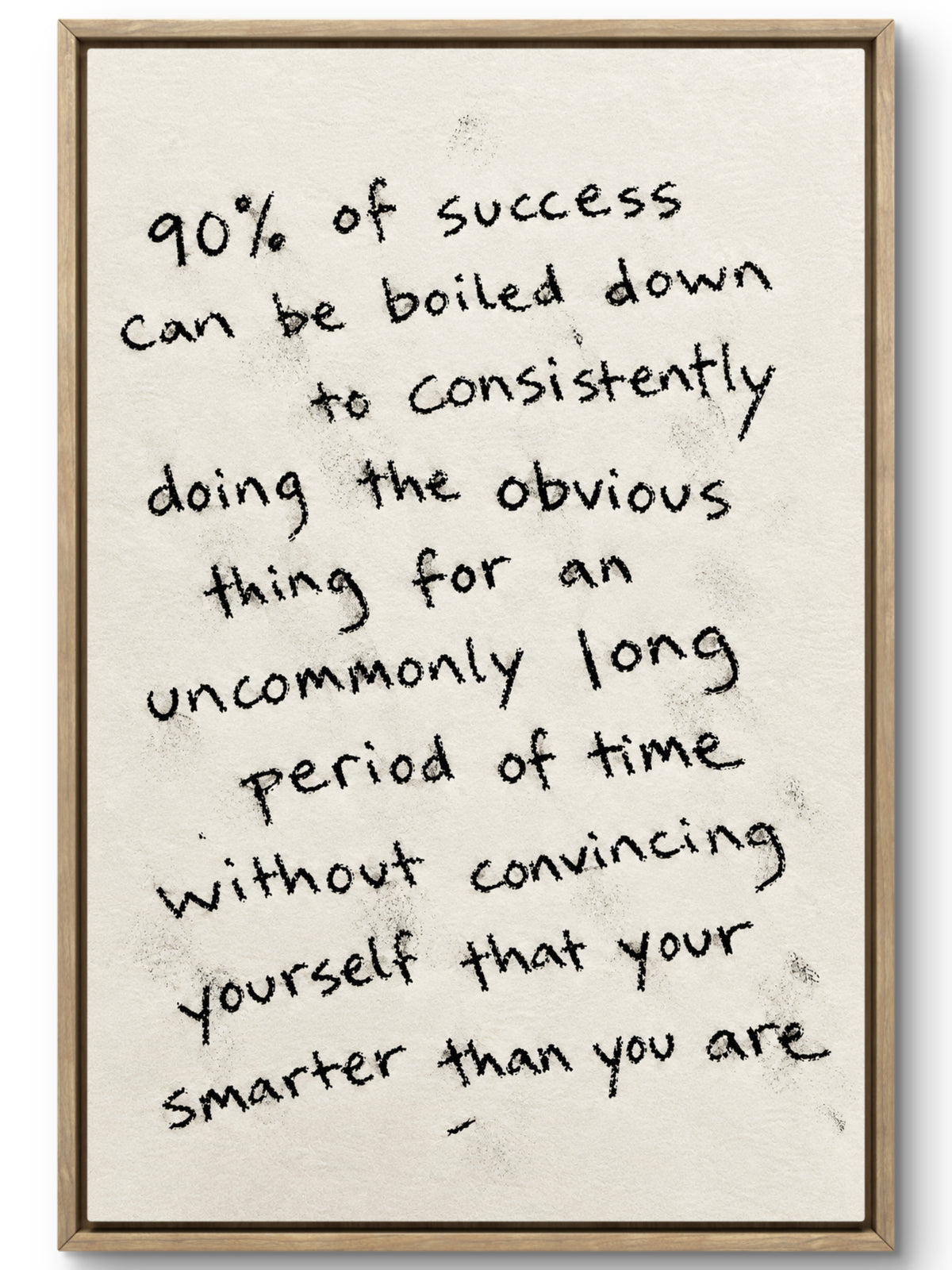 90% of Success Is Boiled Down to Consistency