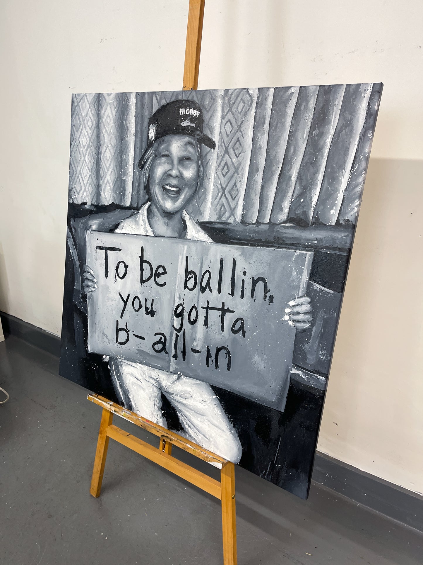 B-All-IN ORIGINAL PAINTING