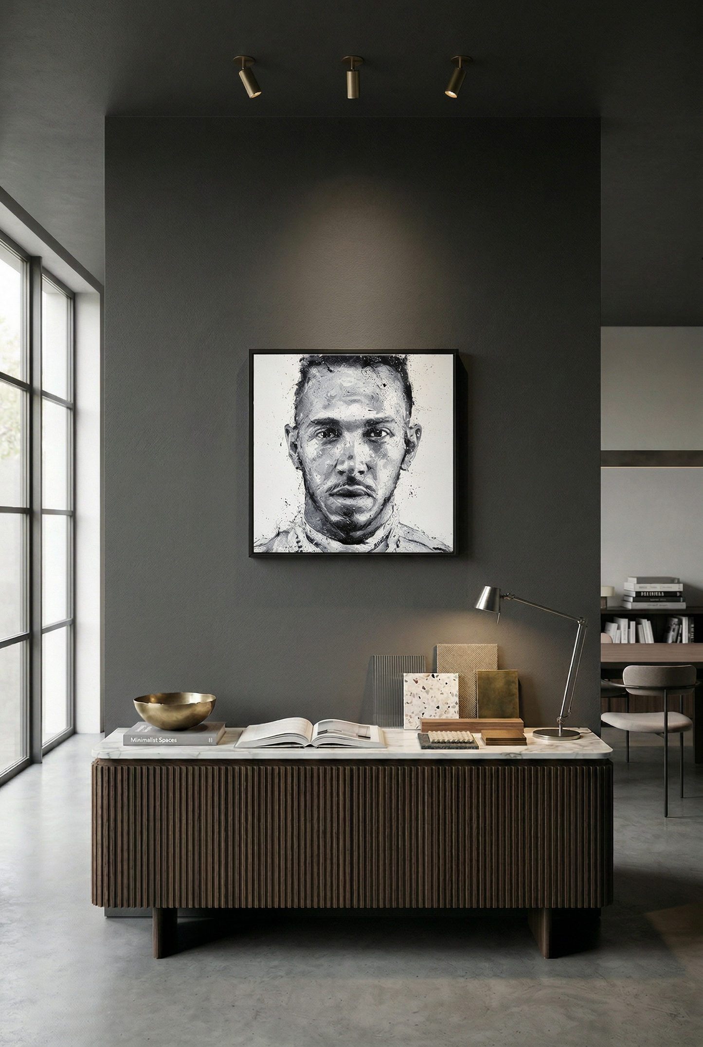 Lewis Hamilton Canvas PRINT