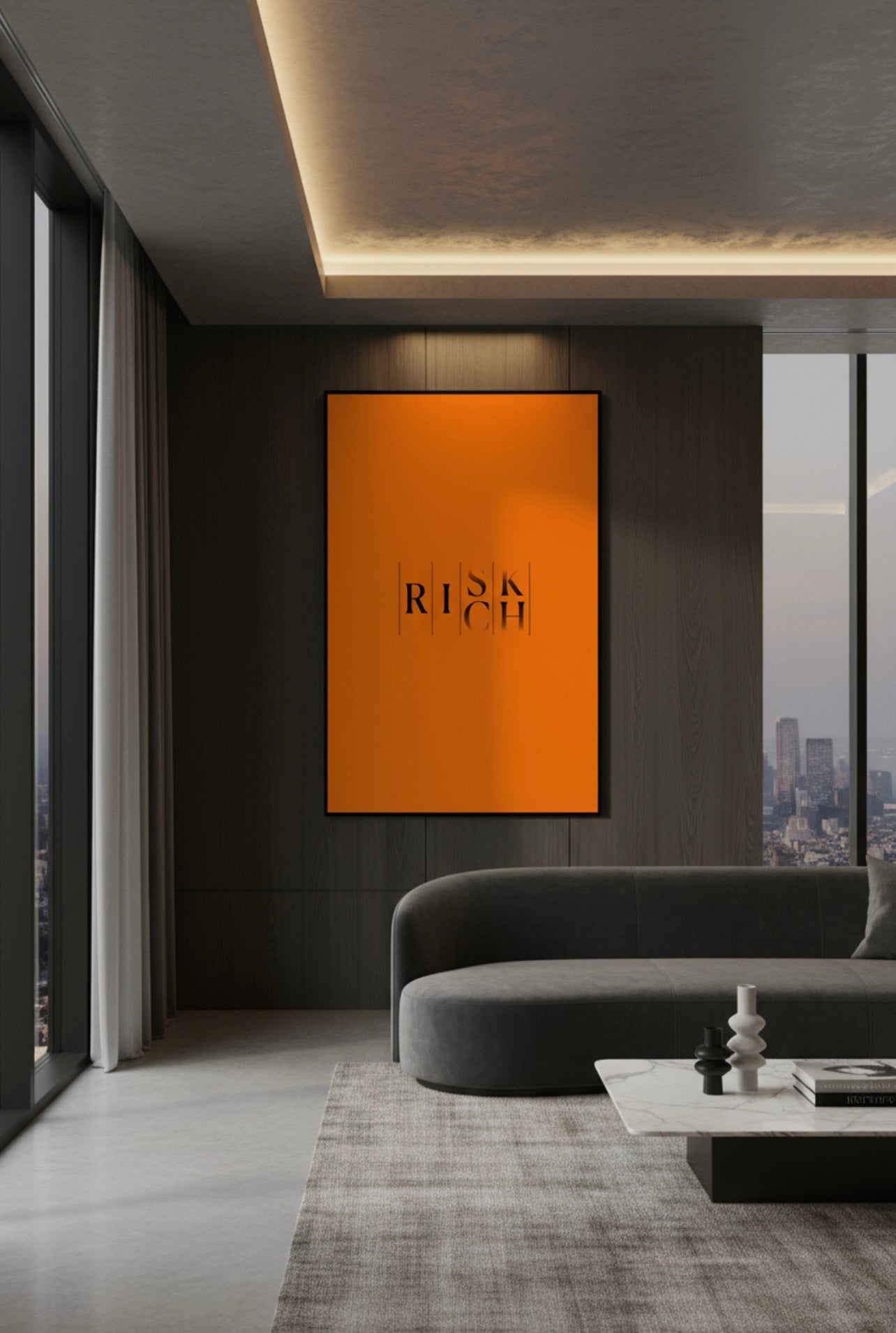 Risk Original Canvas PRINT