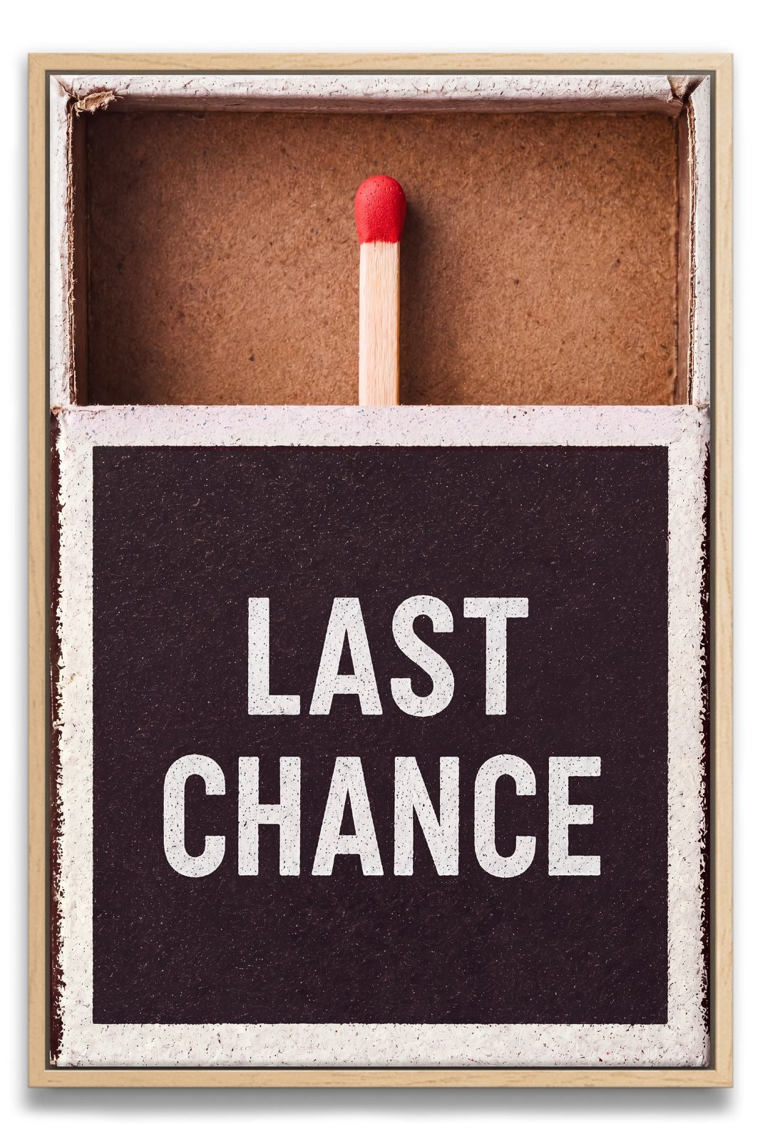 Last Chance Canvas PRINT