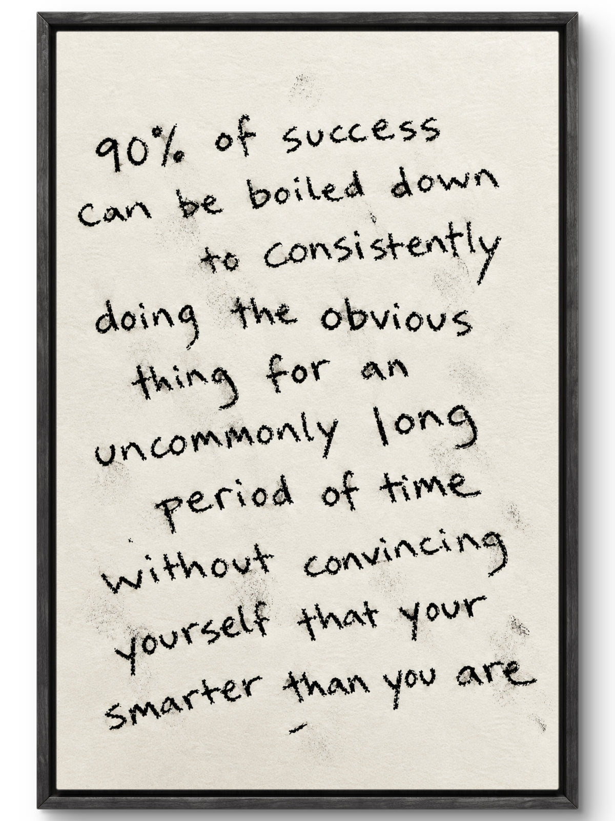90% of Success Is Boiled Down to Consistency