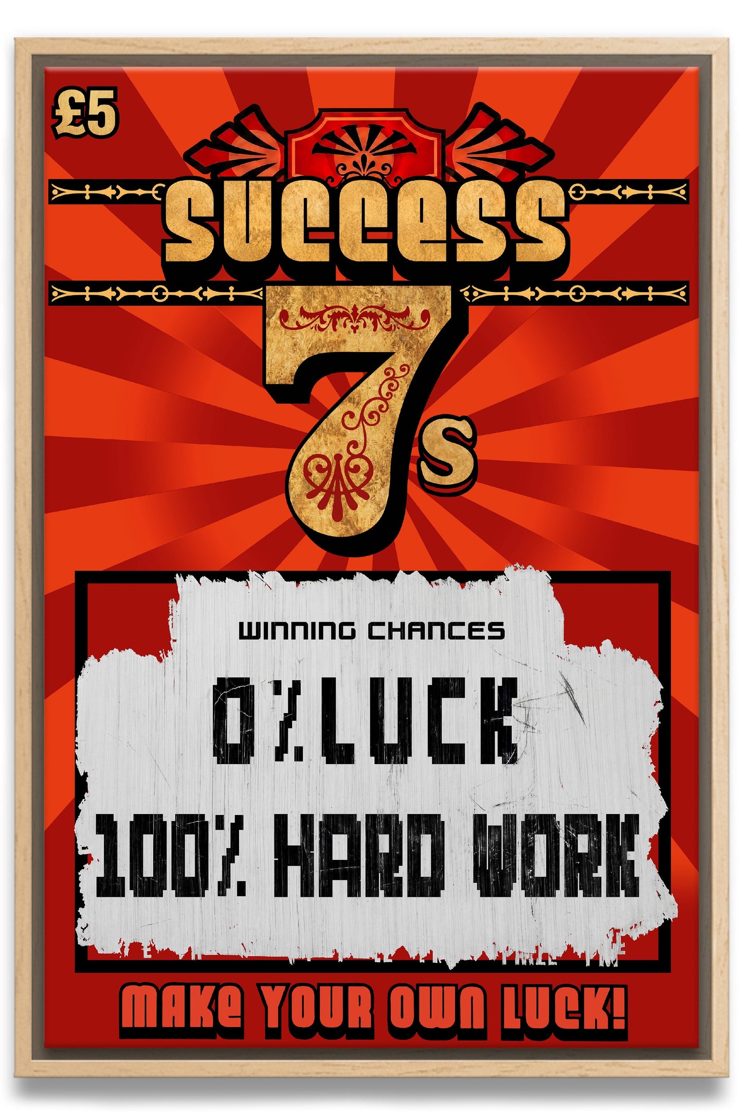 Success Canvas PRINT