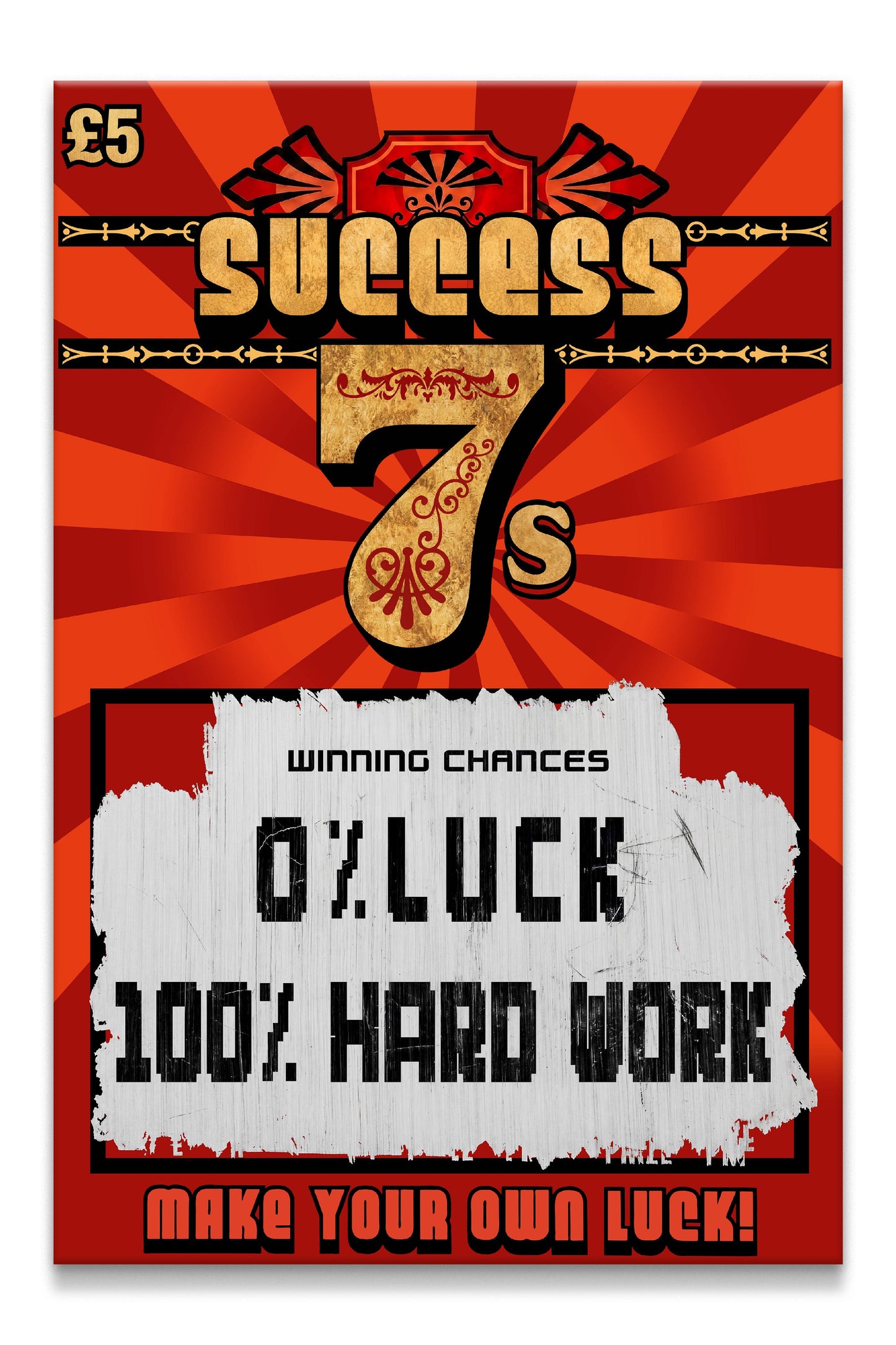 Success Canvas PRINT