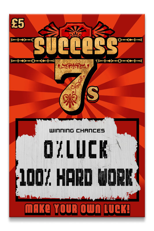 Success Canvas PRINT